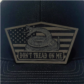 Don't Tread On Me - Flint - Leatherette Patch