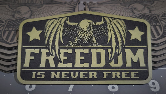 Freedom Never Free Patch Design