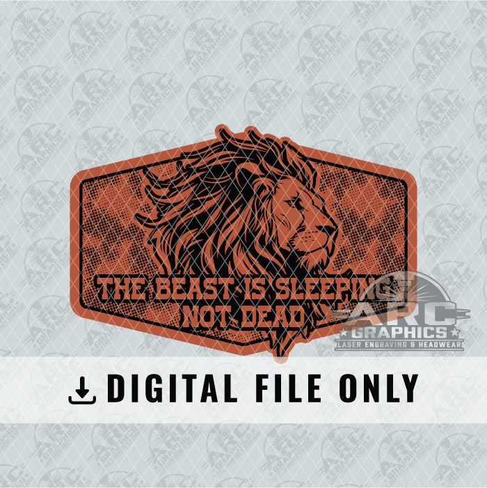 Beast Is Sleeping Patch Design