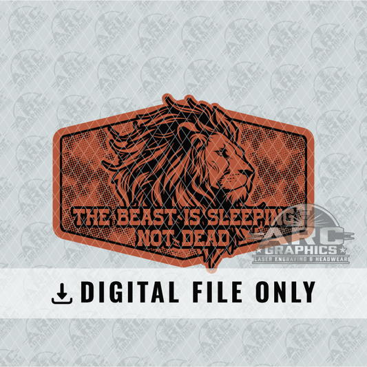 Beast Is Sleeping Patch Design