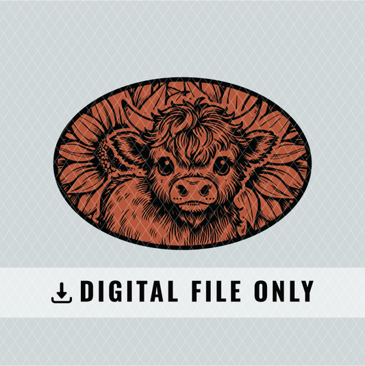 Hiland Cow Patch Design