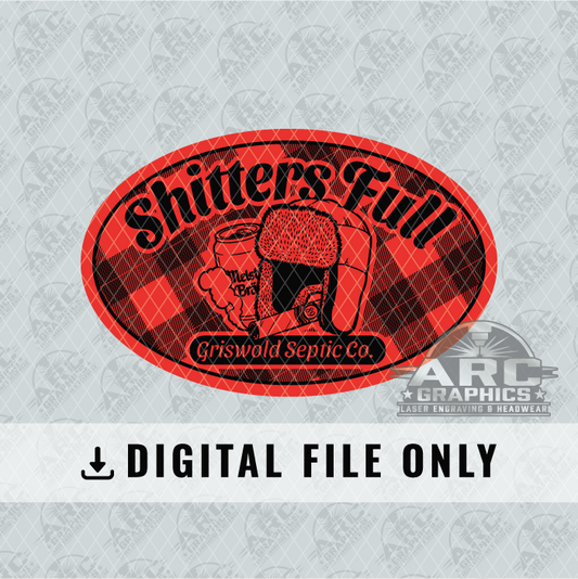 Shitters Full Patch Design